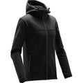 Schwarz-Grau - Side - Stormtech - "Orbiter" Softshell-Hoodie für Herren