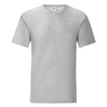 Grau - Front - Fruit of the Loom - "Iconic 150" T-Shirt für Herren