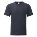 Marineblau - Front - Fruit of the Loom - "Iconic 150" T-Shirt für Herren