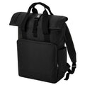 Schwarz - Front - Bagbase - Laptop-Tasche, Roll Top