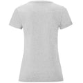 Athletic Grau - Back - Fruit of the Loom - "Iconic" T-Shirt für Damen