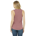 Mauve - Back - Bella + Canvas - "Muscle" Ärmelloses Oberteil für Damen