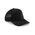 Schwarz - Front - Beechfield - "Urbanwear" Trucker Cap