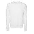 DTG Weiß - Front - Bella + Canvas - Sweatshirt Überschnittene Schulter für Herren-Damen Unisex