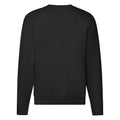 Schwarz - Back - Fruit of the Loom - "Premium" Sweatshirt für Herren  angesetzte Ärmel