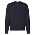 Marineblau - Front - Fruit of the Loom - "Premium" Sweatshirt für Herren  angesetzte Ärmel