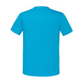 Azure Blau - Back - Fruit of the Loom - "Iconic Premium" T-Shirt für Herren