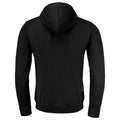 Schwarz - Back - Jobman - Hoodie mit durchgehendem Reißverschluss für Herren-Damen Unisex