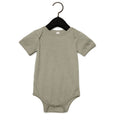 Heide-Steingrau - Front - Bella + Canvas - Bodysuit für Baby  kurzärmlig