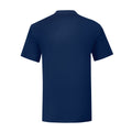 Marineblau - Back - Fruit of the Loom - "Iconic 150" T-Shirt für Herren