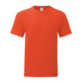 Flame - Front - Fruit of the Loom - "Iconic" T-Shirt für Herren