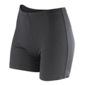 Schwarz - Front - Spiro - "Impact" Sweat-Shorts für Damen