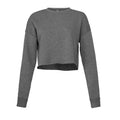 Heidekraut - Front - Bella + Canvas - Fleece-Oberteil kurz geschnitten für Damen