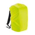 Fluoreszierendes Gelb - Back - Quadra - Rucksack-Überzug "Universal", Wasserfest