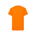 Orange - Back - Fruit of the Loom - "Original" T-Shirt für Kinder