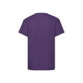 Violett - Back - Fruit of the Loom - "Original" T-Shirt für Kinder