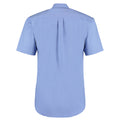Weiß - Side - Kustom Kit Corporate Oxford Herren Hemd, Kurzarm