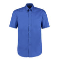 Royalblau - Front - Kustom Kit Corporate Oxford Herren Hemd, Kurzarm