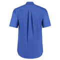 Royalblau - Back - Kustom Kit Corporate Oxford Herren Hemd, Kurzarm