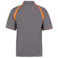 Kohle-Orange - Back - Kustom Kit Oak Hill Herren Polo-Shirt, Kurzarm