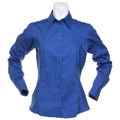 Royalblau - Side - Kustom Kit Corporate Oxford Bluse, Langarm