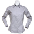 Silbergrau - Back - Kustom Kit Corporate Oxford Bluse, Langarm