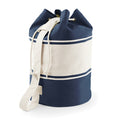 Dunkelblau-Naturweiß - Front - Quadra Canvas Rucksack - 30 Liter