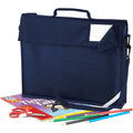 Marineblau - Pack Shot - Quadra Jugend Büchertasche mit Schulterriemen (5 Liter)