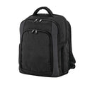 Schwarz-Dunkelgraphit - Front - Quadra Tungsten Laptop Rucksack - 23 Liter