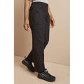 Schwarz - Back - Regatta New Action Damen Hose, kurze Beinlänge