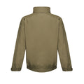 Dunkel-Khaki-Schwarz - Back - Regatta Dover Jacke, wasserfest, winddicht, Thermoschutz