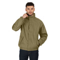 Dunkel-Khaki-Schwarz - Side - Regatta Dover Jacke, wasserfest, winddicht, Thermoschutz