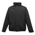 Schwarz-Asche - Front - Regatta Dover Jacke, wasserfest, winddicht, Thermoschutz