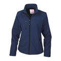 Marineblau - Front - Result Damen La Femma® Softshell-Jacke, 2-lagig, atmungsaktiv, winddicht