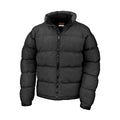 Schwarz - Front - Result Holkham Herren Steppjacke, wasserabweisend