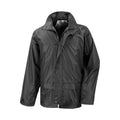 Schwarz - Front - Result Core Herren Regenset, Hose und Jacke