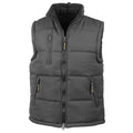 Schwarz - Front - Result Herren Bodywarmer - Steppweste, wasserabweisend, winddicht