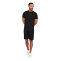 Schwarz - Side - Born Rich - "Barreca" Sweat-Shorts für Herren