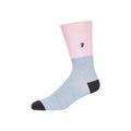 Pink-Grau-Schwarz - Side - French Connection - "Waterfall" Socken für Herren-Damen Unisex(3er-Pack)