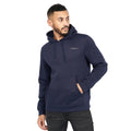 Marineblau-Senf - Side - Crosshatch - "Traymax" Kapuzenpullover für Herren(2er-Pack)