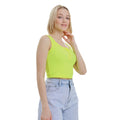 Neon-Gelb - Side - Lookus - "Mercan" Kurzes Top für Damen