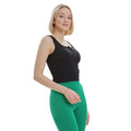 Schwarz - Side - Lookus - "Mercan" Kurzes Top für Damen