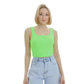 Neon-Grün - Front - Lookus - "Mercan" Kurzes Top für Damen