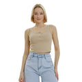 Beige - Front - Lookus - "Mercan" Kurzes Top für Damen