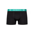 Schwarz - Side - Henleys - "Primas" Boxershorts für Herren(3er-Pack)