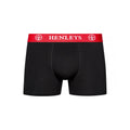 Schwarz - Pack Shot - Henleys - "Primas" Boxershorts für Herren(3er-Pack)