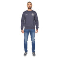 Marineblau - Side - Duck and Cover - "Keyaan" Sweatshirt Rundhalsausschnitt für Herren