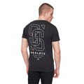 Schwarz - Back - Henleys - "Ninesix" T-Shirt für Herren