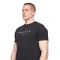 Schwarz - Side - Henleys - "Ninesix" T-Shirt für Herren