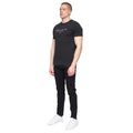 Schwarz - Lifestyle - Henleys - "Ninesix" T-Shirt für Herren